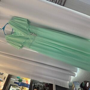 Elegant Mint Green Dress